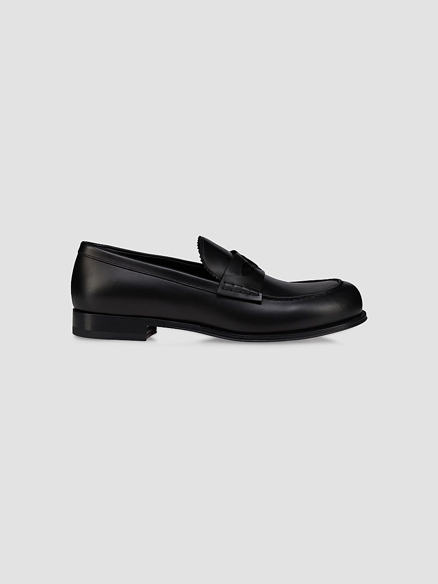 Christian Louboutin Men's Circ Loafers - Black - Size 15