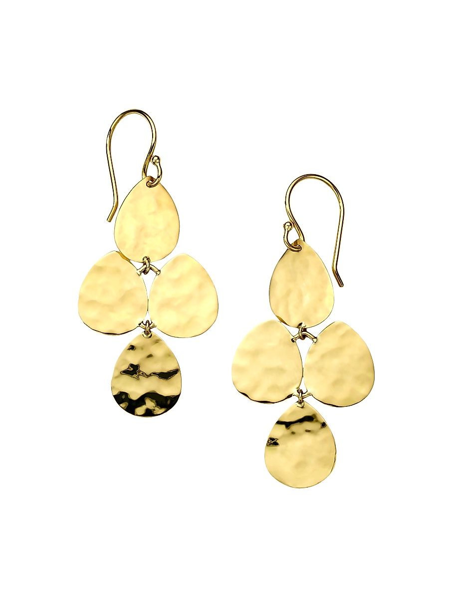 Women's Classico 18K Yellow Gold Drop Earrings - Yellow Gold