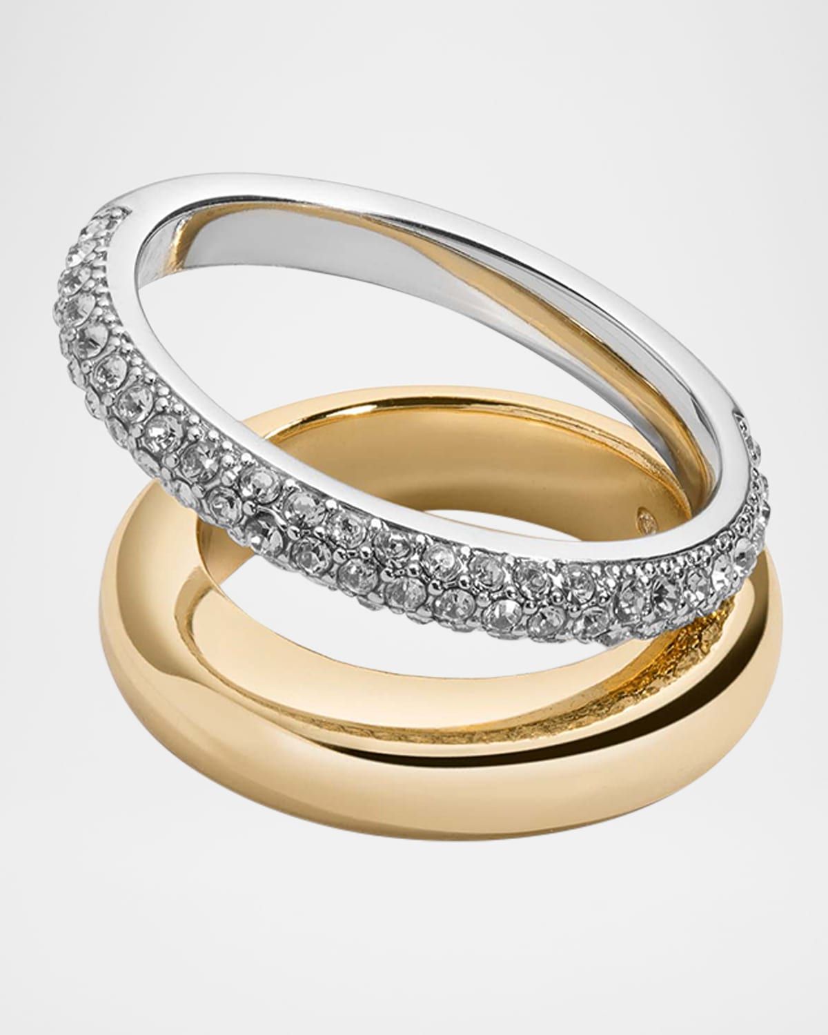 Vida Two-Tone Pavé Ring, Size 7