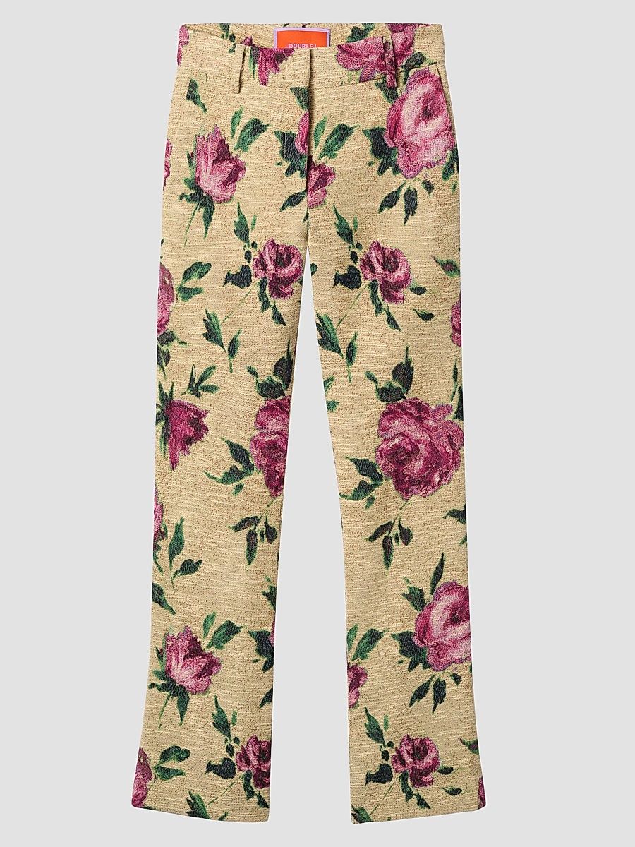 Women's 24/7 Pants - Roses Light Beige - Size Medium