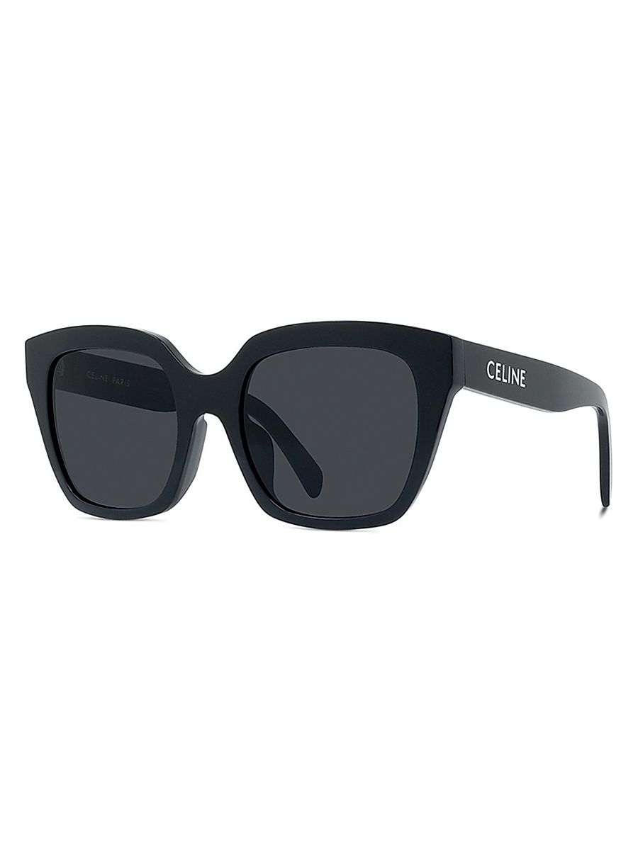 Women's 56MM Square Sunglasses - Black