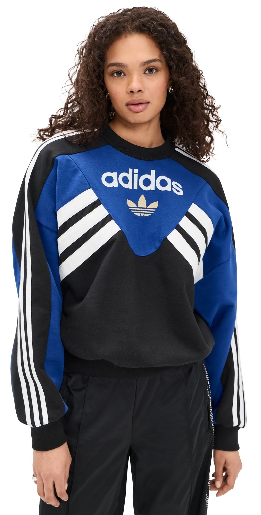 adidas Crew with Cutline Team Royal Blue/Black L