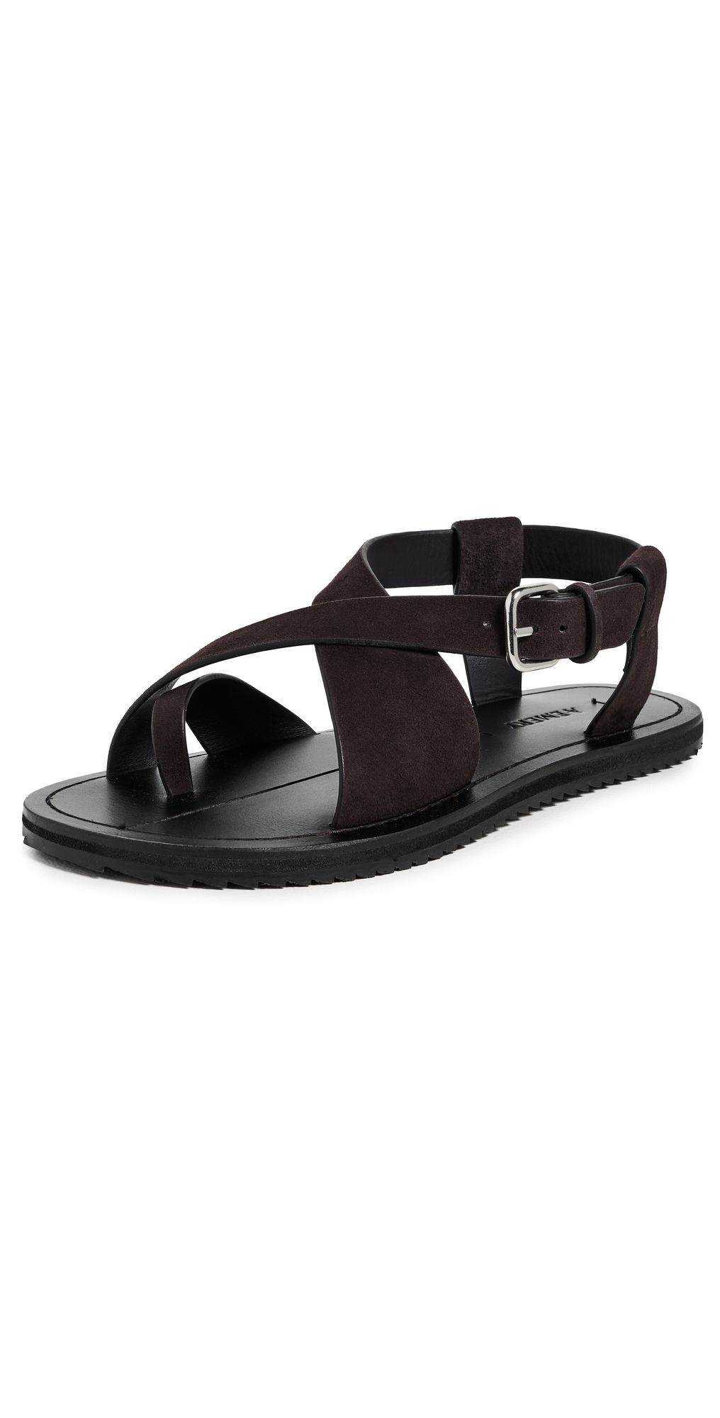 A. EMERY Ora Sandals Blackberry Suede 37