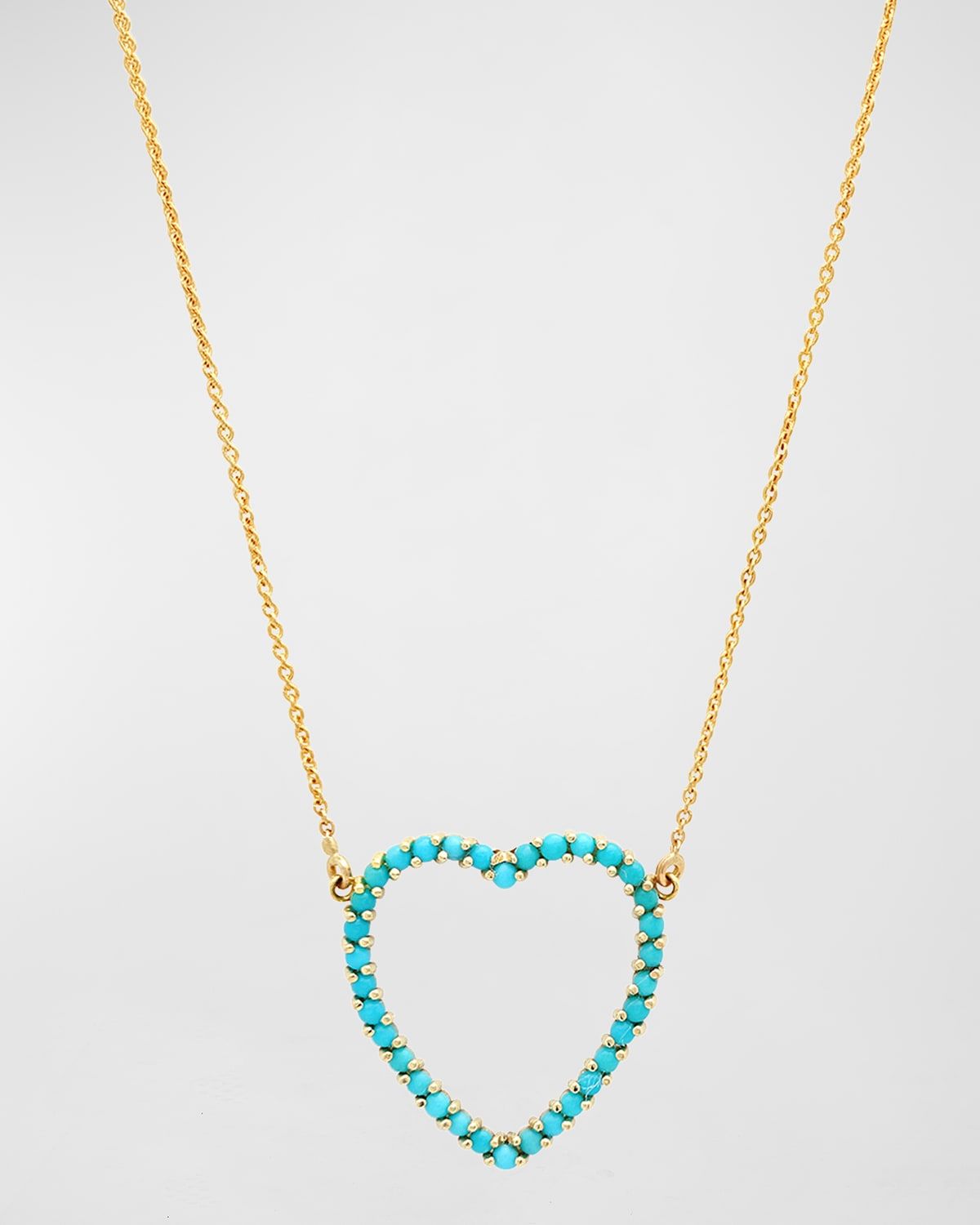Large Open Heart Necklace