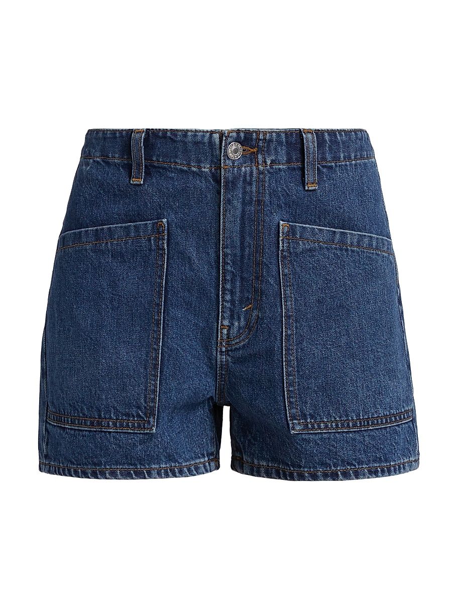 Women's Bender Utility Jean Shorts - Rustic Indigo - Size 31