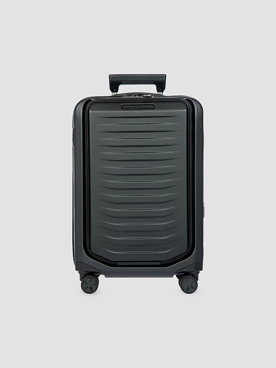Porsche Design Roadster 21" Expandable Spinner Suitcase - Black Matte