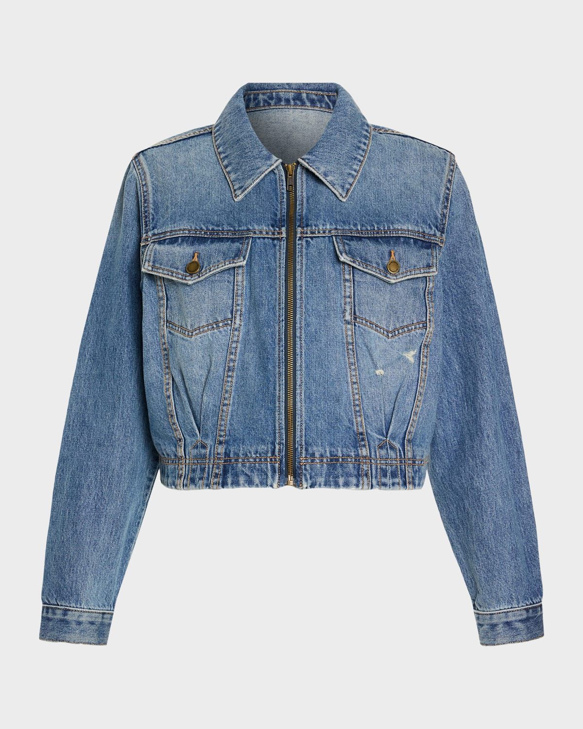 Jannah Distressed Denim Jacket