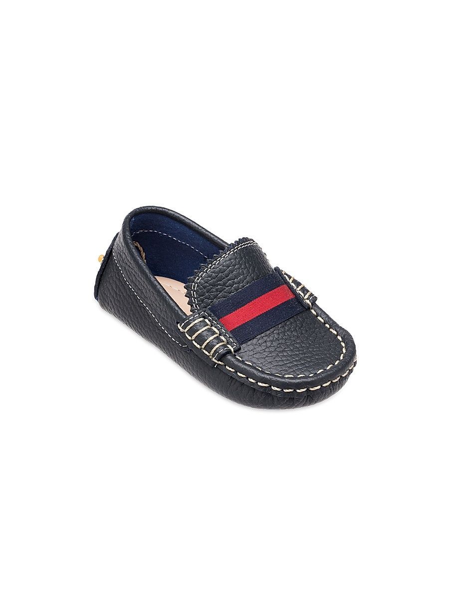 Baby Boy's Striped Club Loafers - Navy - Size 5 (Baby)