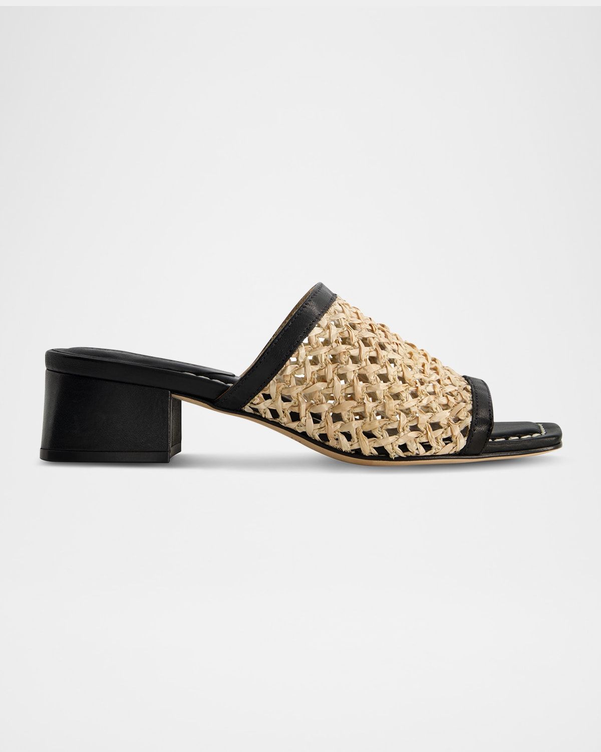 Jenne Raffia Slide Sandals