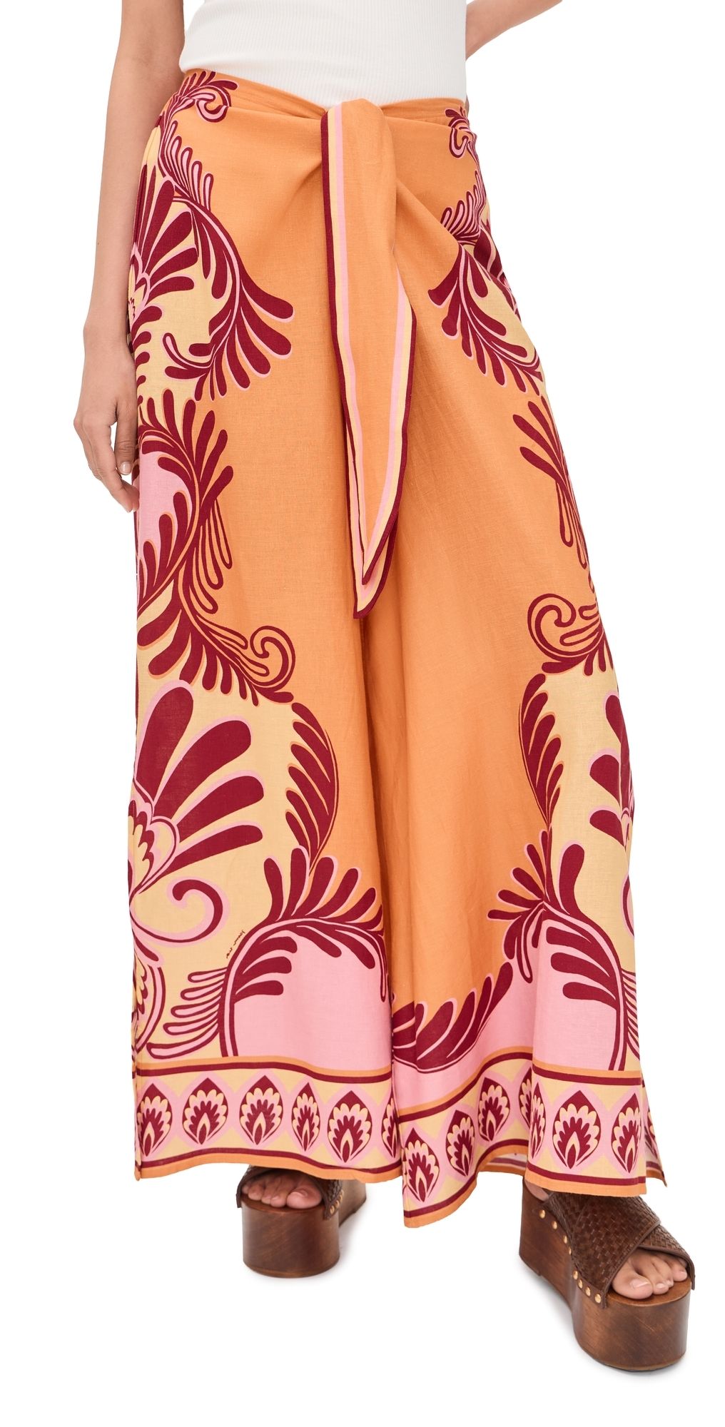 FARM Rio Arabesc Soft Yellow Pants Arabesc Soft Yellow S