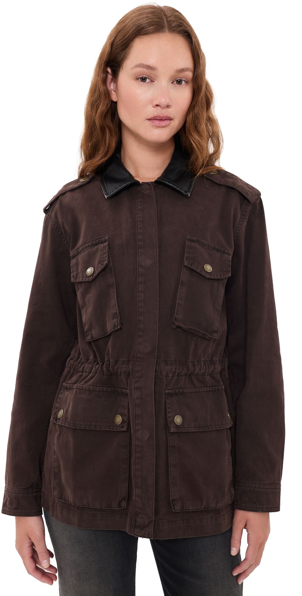 Good American The Field Jacket Espresso M
