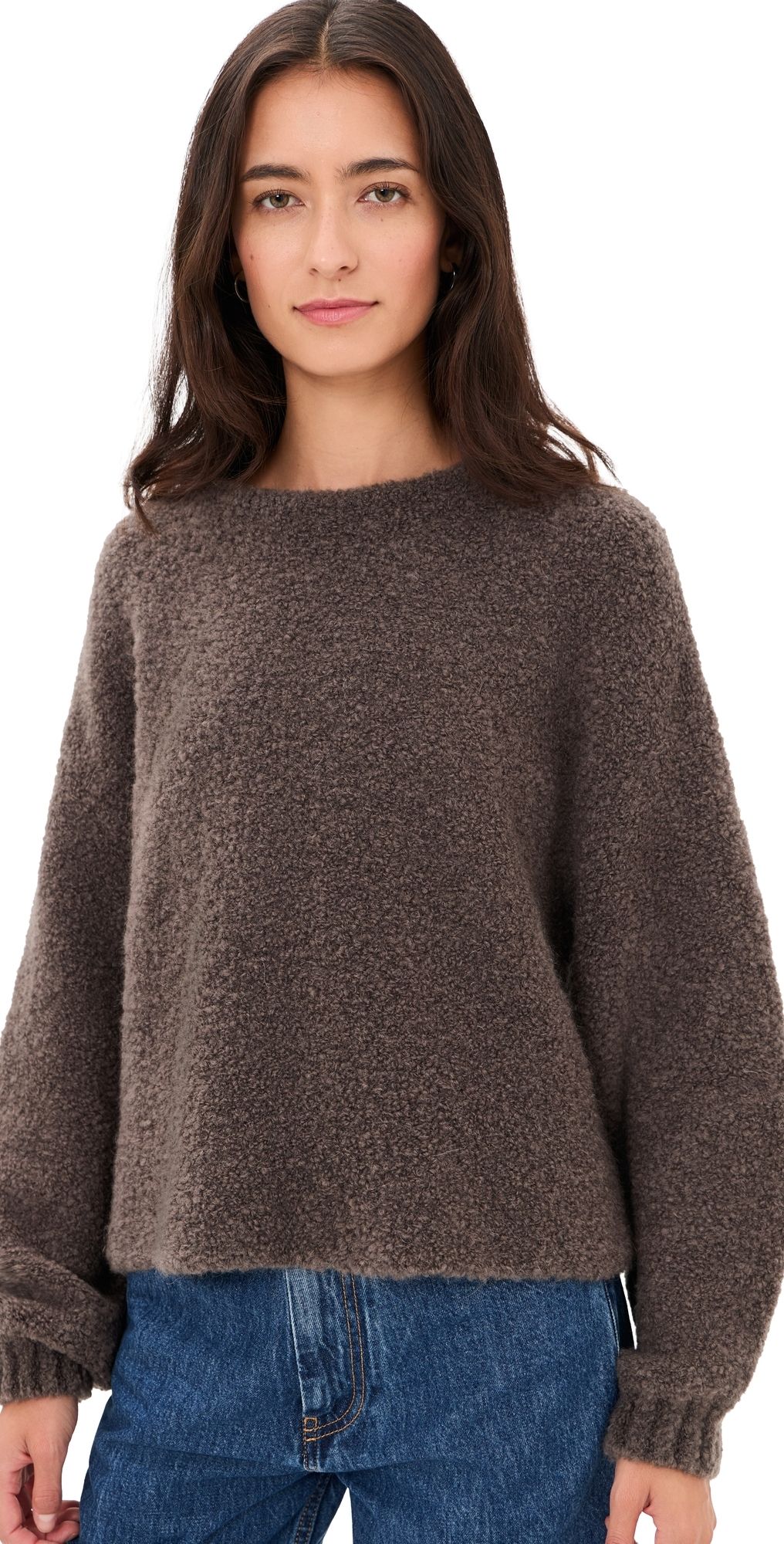 American Vintage Round Neck Long Sleeves Sweater Branche Chine S