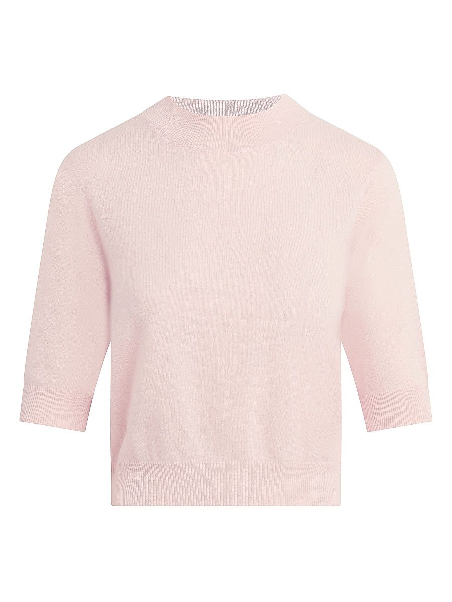 Women's The Bonnie Cashmere Sweater - Blush Pink - Size XL