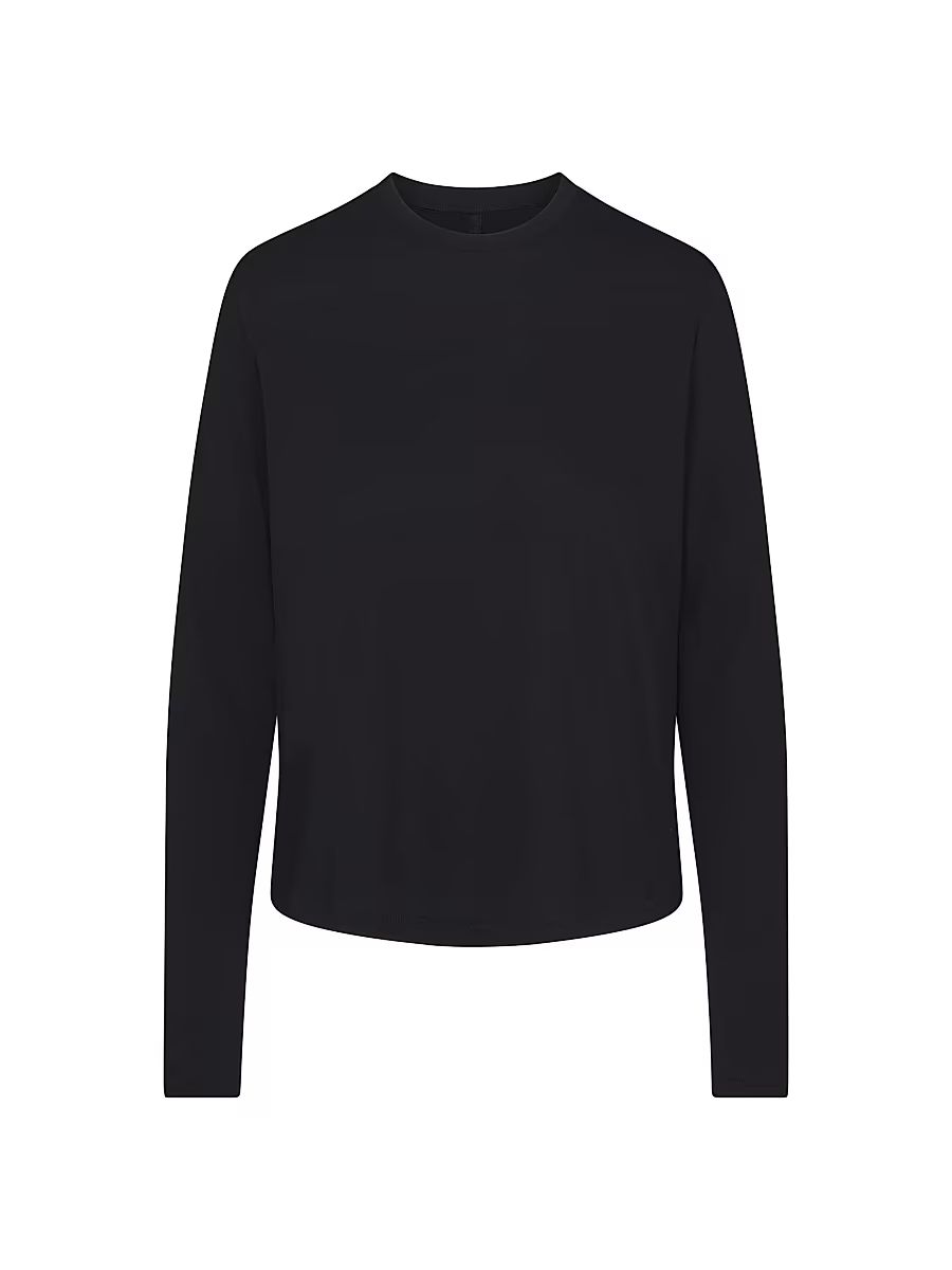 Women's Relaxed Tees Long-Sleeve T-Shirt - Onyx - Size XS