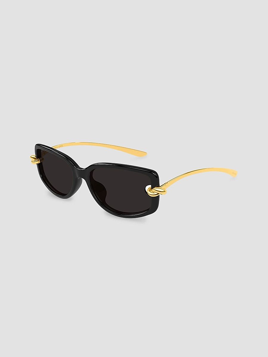 Women's Knot 59MM Rectangular Sunglasses - Black