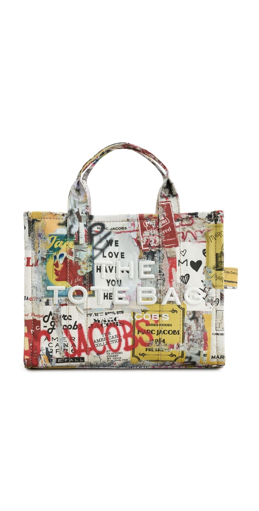 Marc Jacobs The Medium Tote Bag White Multi One Size