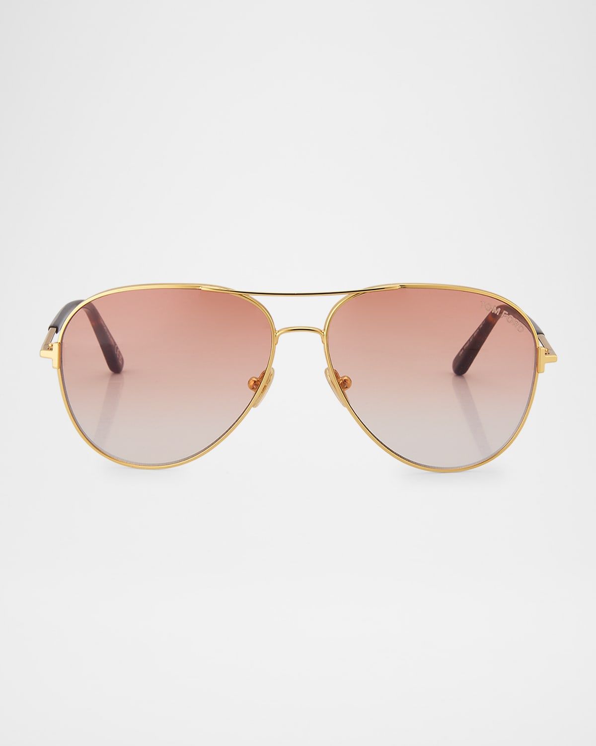 Clark Metal Aviator Sunglasses