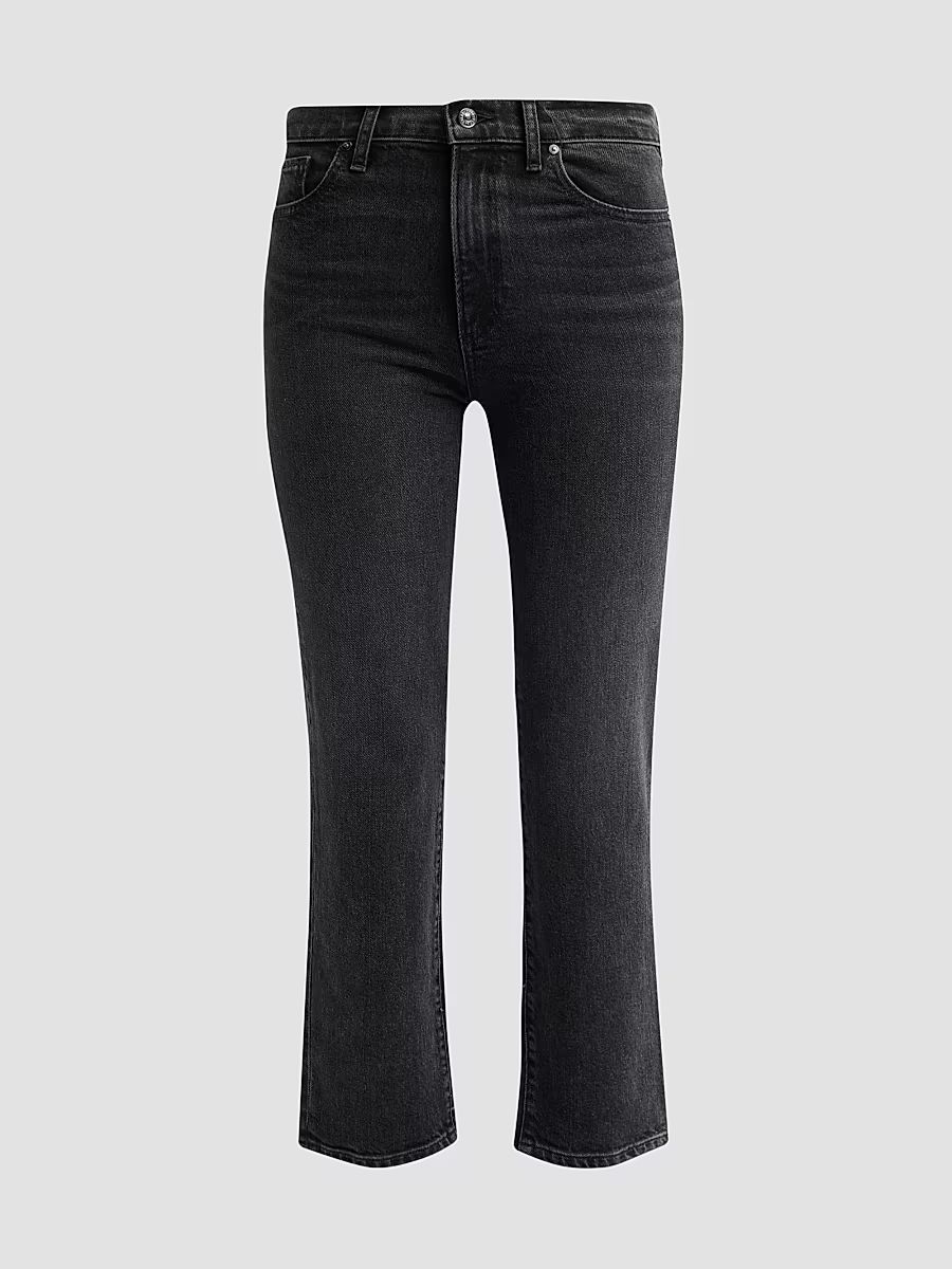 Paige Women's Reece High-Rise Crop Bootcut Jeans - Somber Night - Size 30