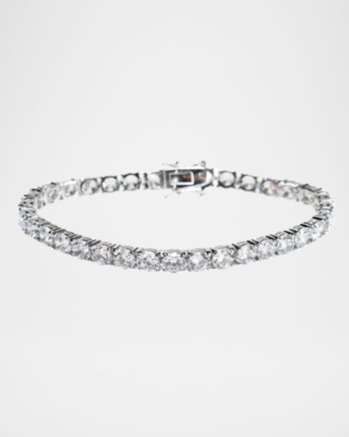 Round Cubic Zirconia Tennis Bracelet