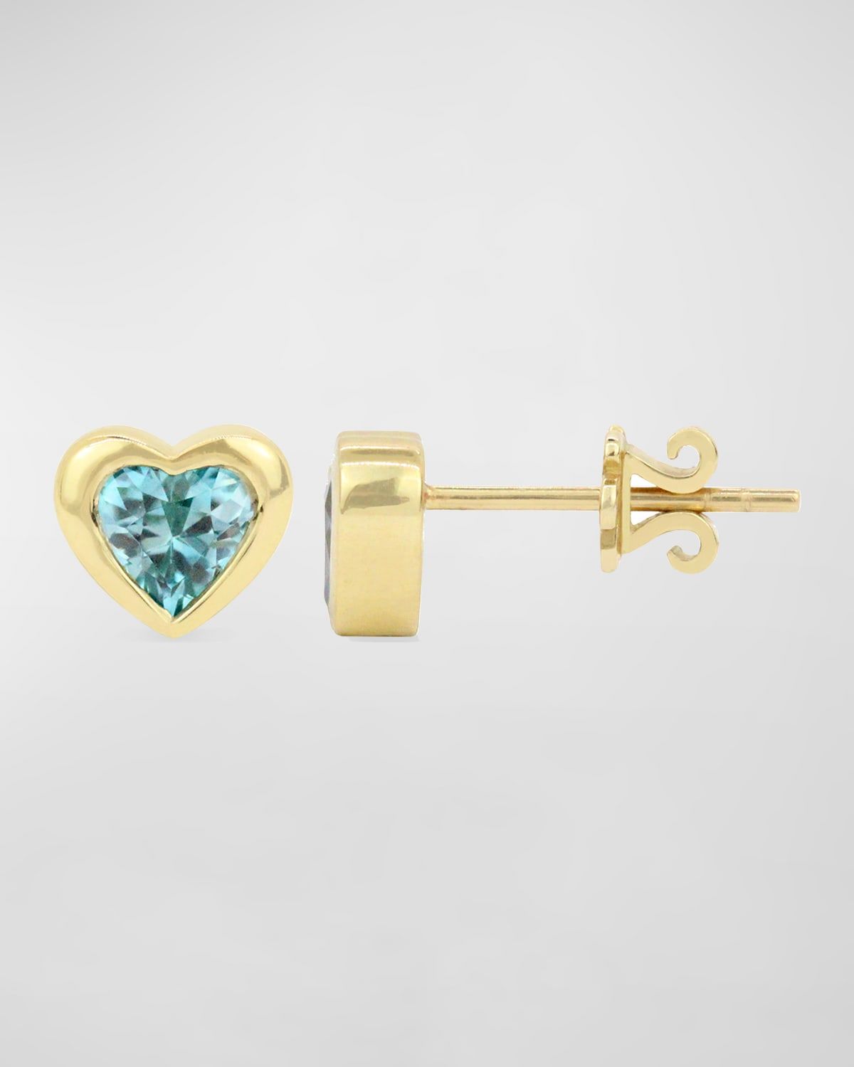 Chubby Heart Stud Earring, Single