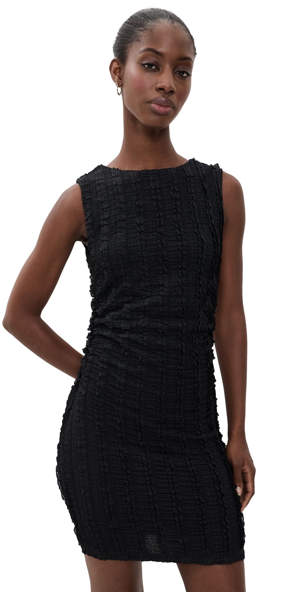 Veronica Beard Jean Charissa Mini Dress Black XL