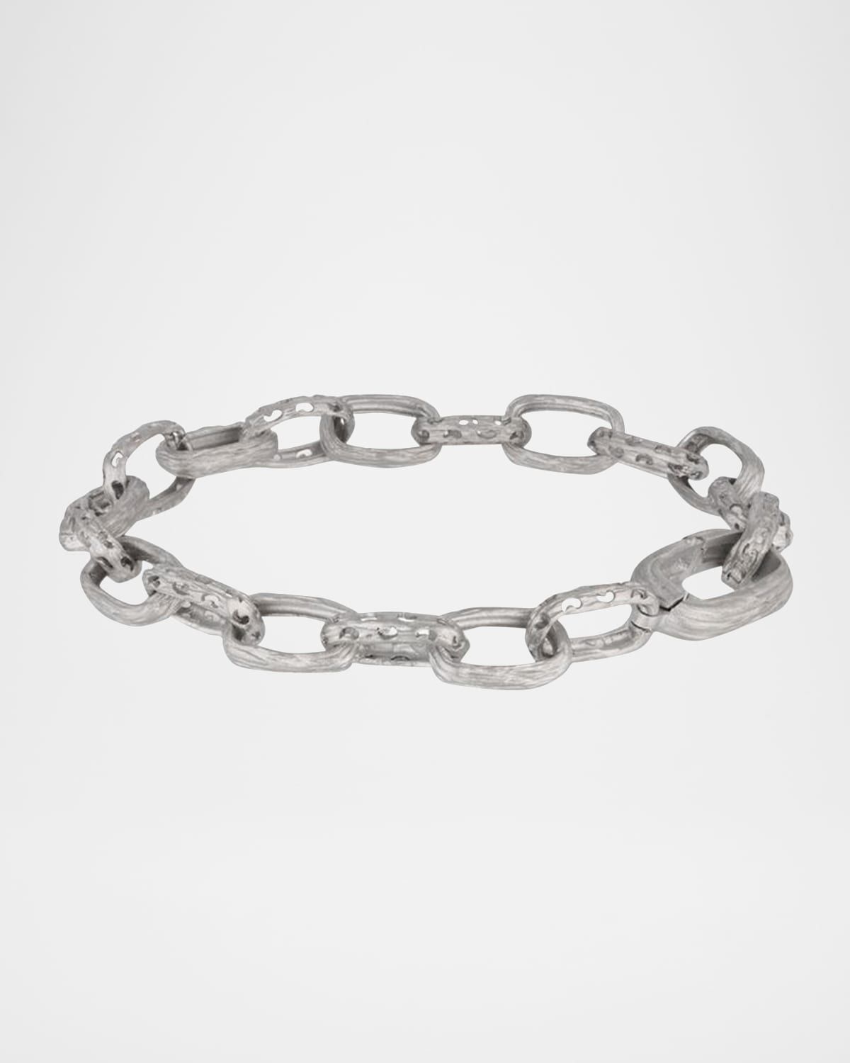 Men & apos;s Warrior Link Bracelet with Silver Clasp