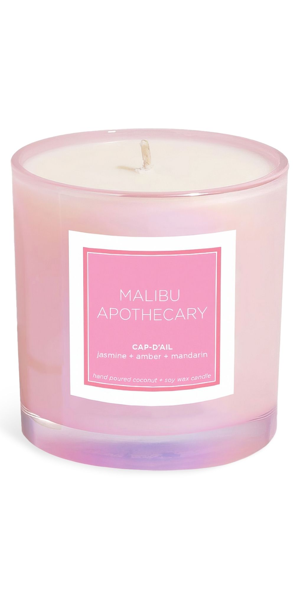 Malibu Apothecary Cap-D'Ail Candle Iridescent Pink 7.5 oz/212 mL