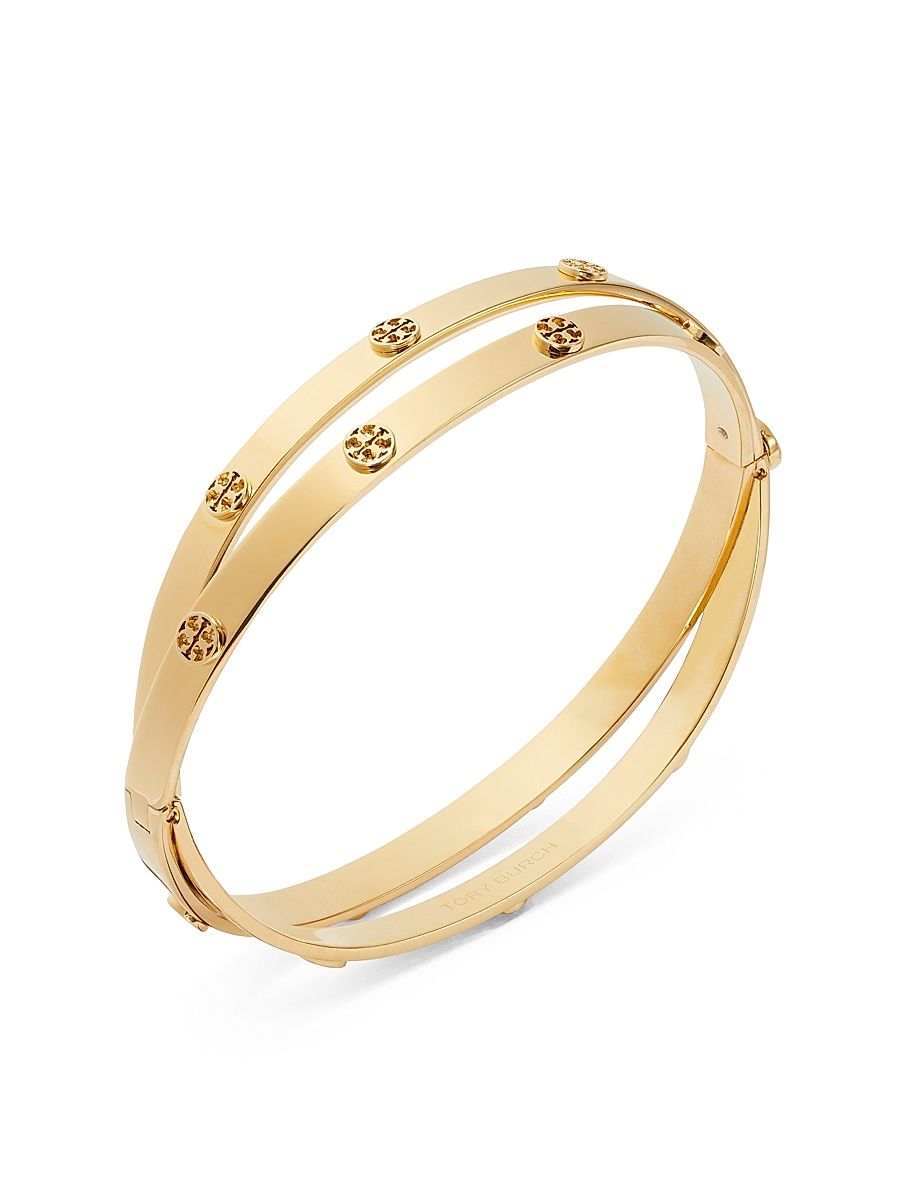 Women's Icon Logo Double Bracelet - Tory Gold