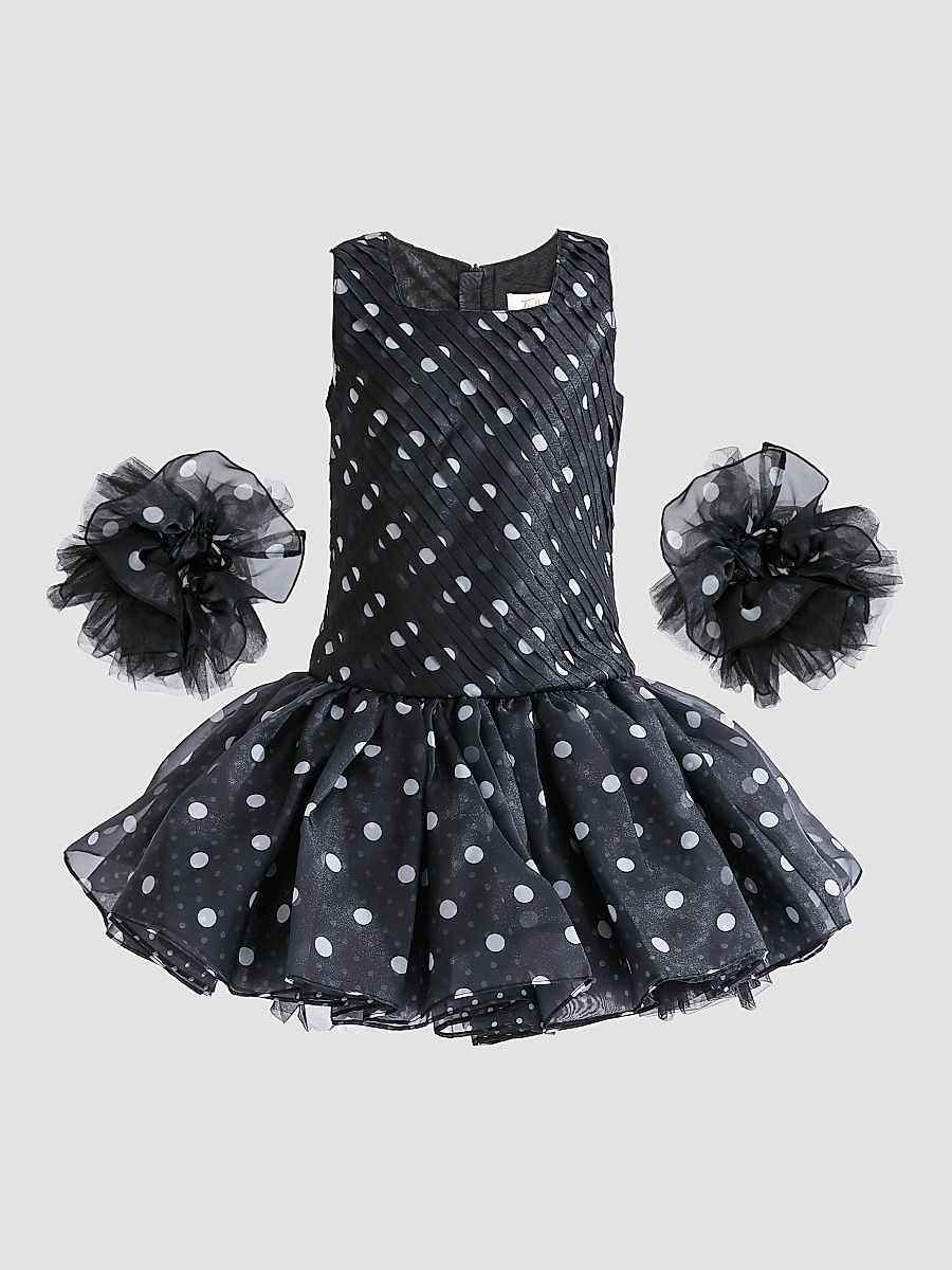 Girl's Calivra Dress - Black - Size 14