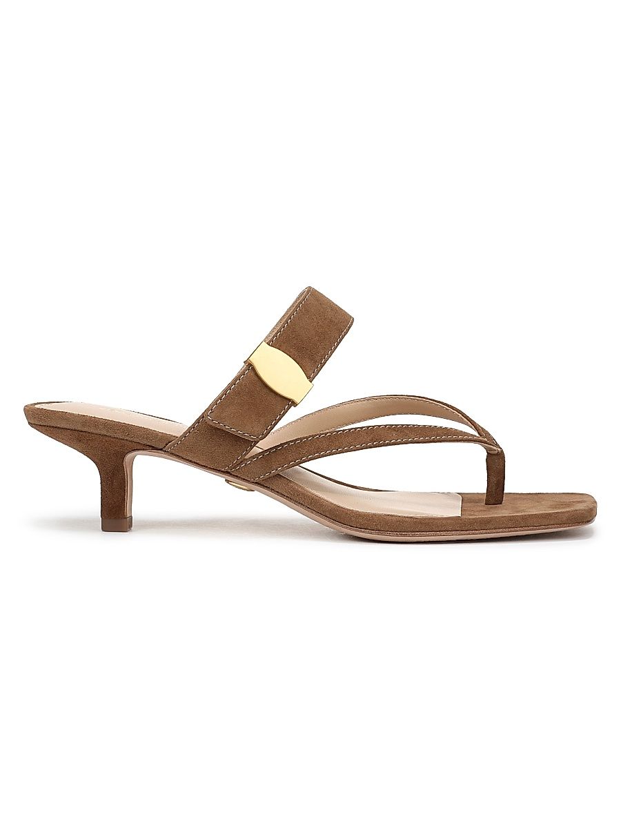 Women's Salva Dash 45MM Suede Sandals - Sand - Size 12