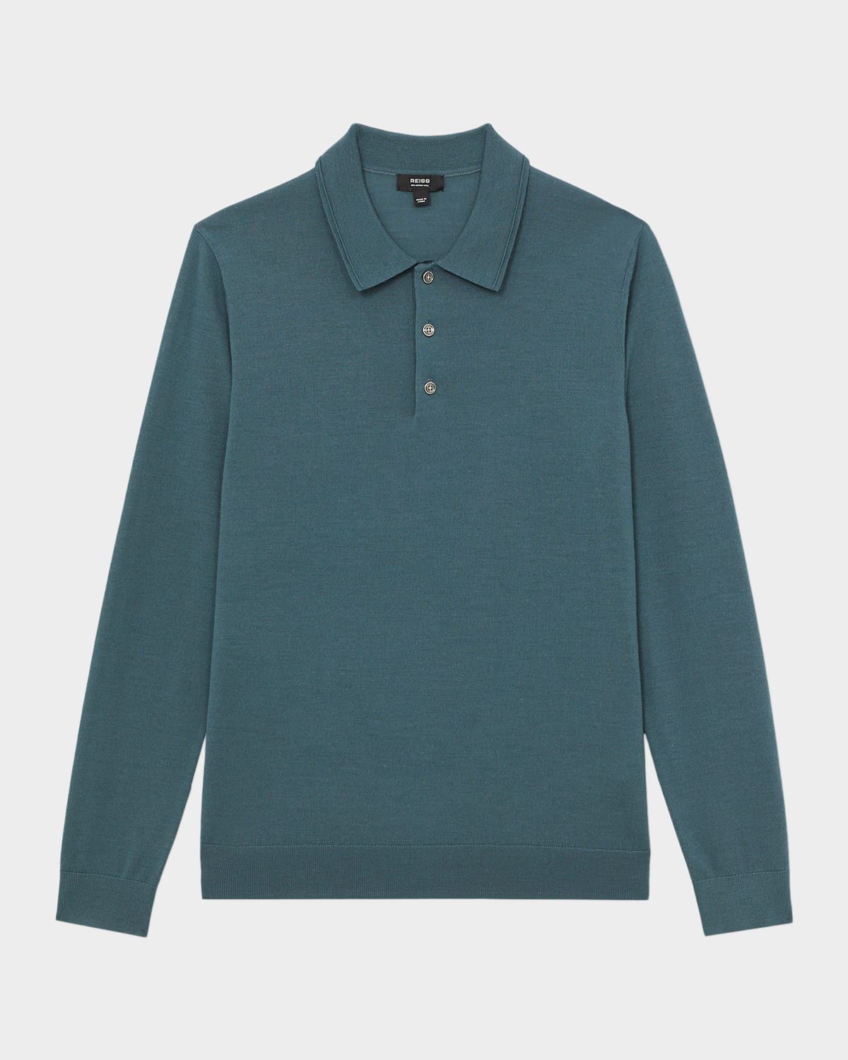 Men & apos;s Trafford Merino Wool Long-Sleeve Polo Shirt