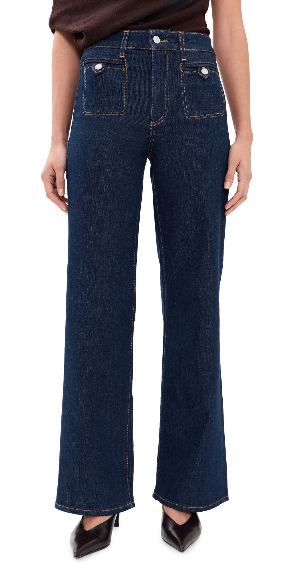 PAIGE Welt Stitch Through Pocket Anessa Jeans 31 Amora 23