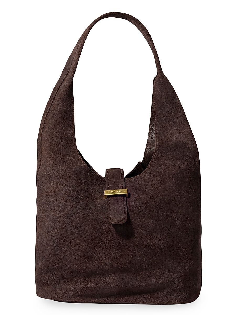 Women's Khai Suede Hobo Bag - Cacao