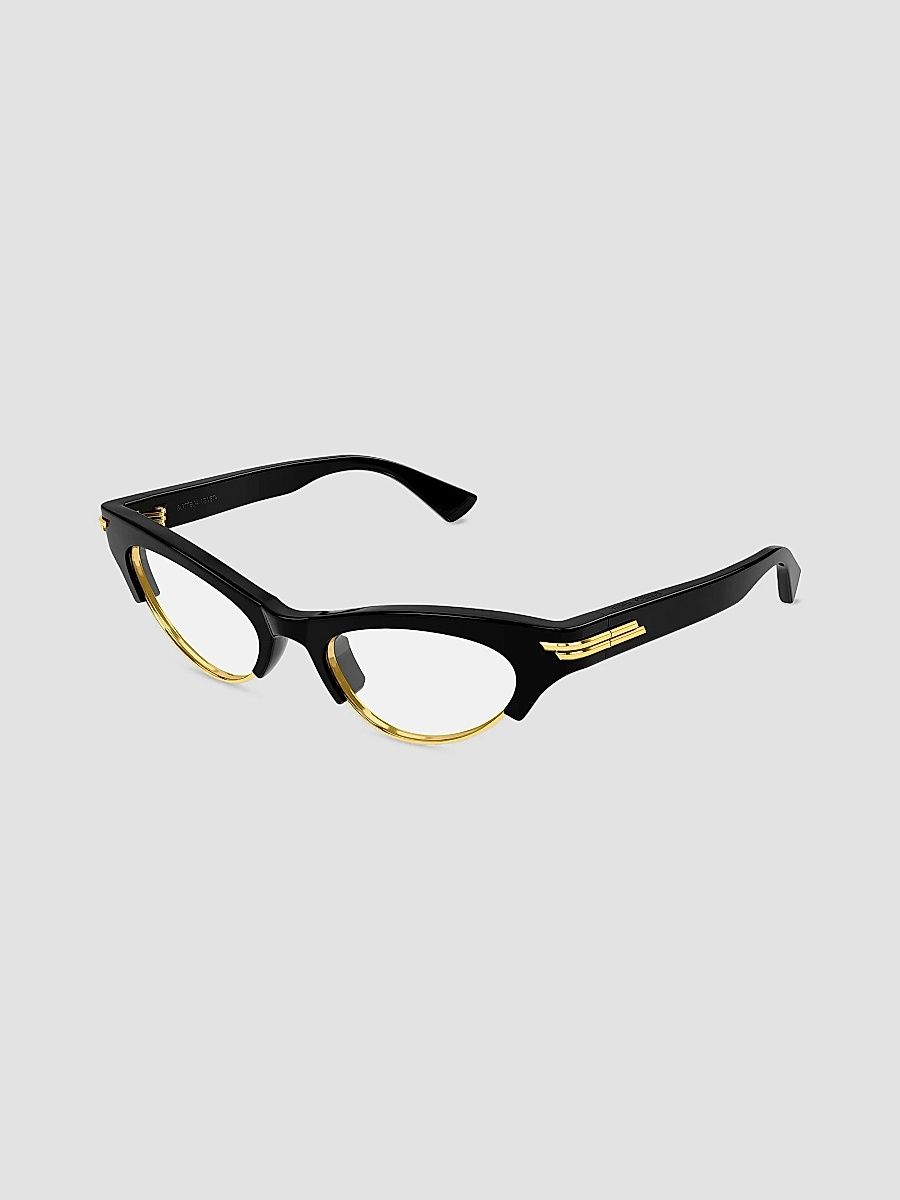 Women's Bold Ribbon 52MM Cat-Eye Sunglasses - Black