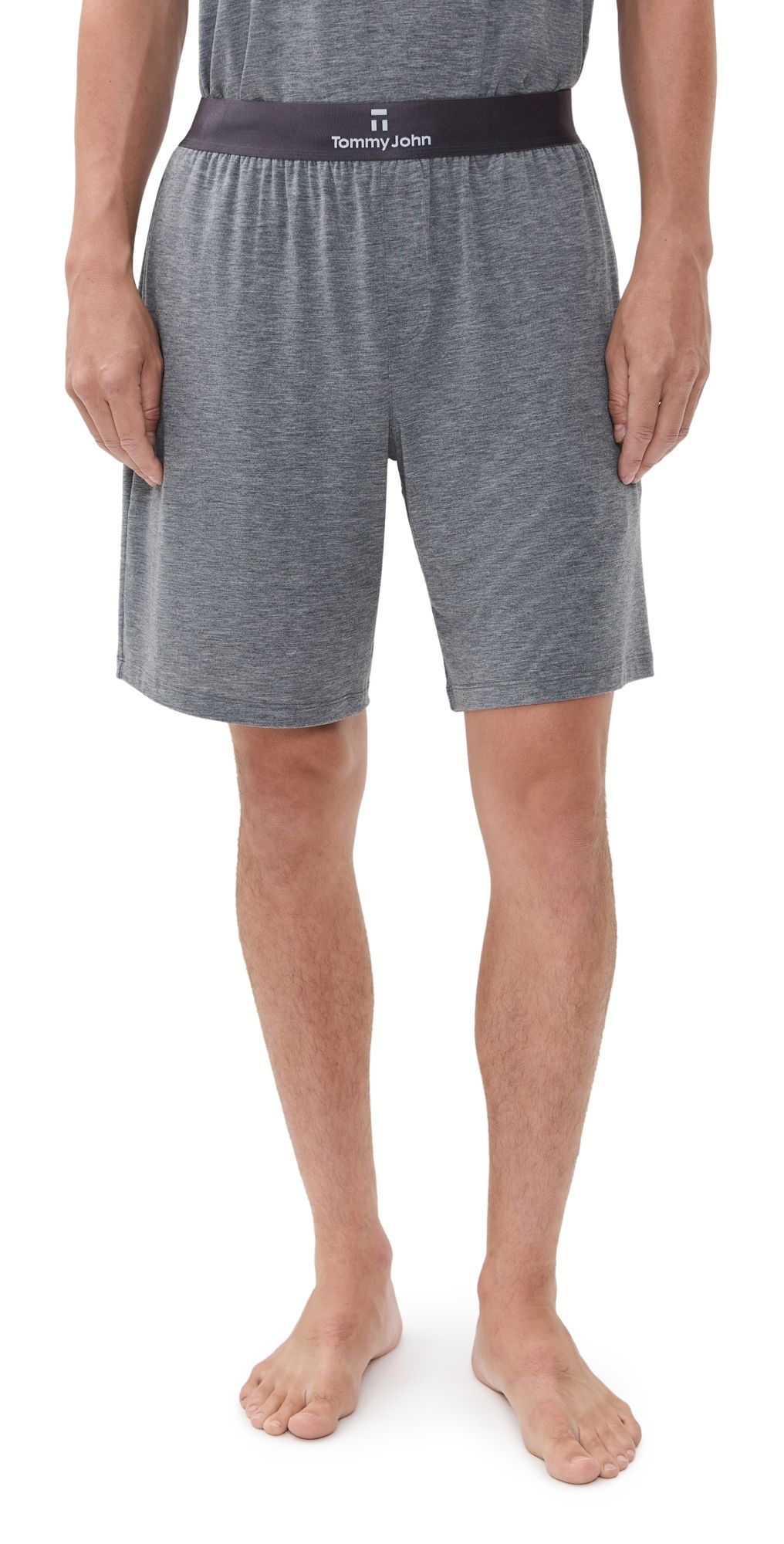 Tommy John Second Skin Sleep Shorts 9 Medium Grey Heather XL