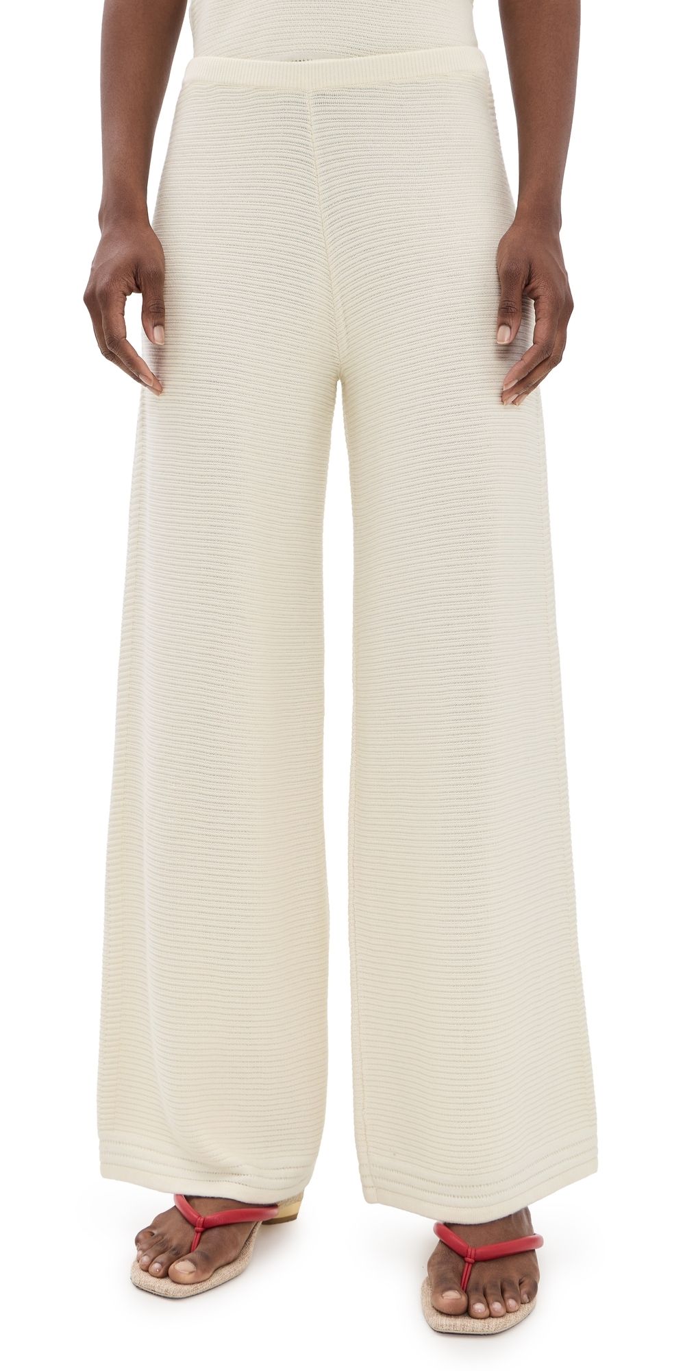 La Ligne Crochet Pants Ivory S