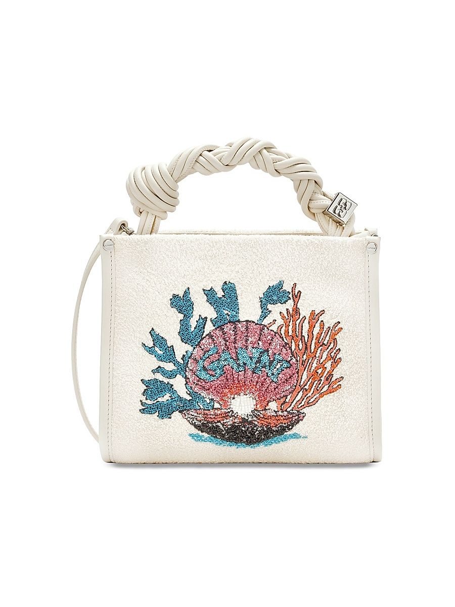 Women's Buo Small Dice Shopper Tote Bag - Egret