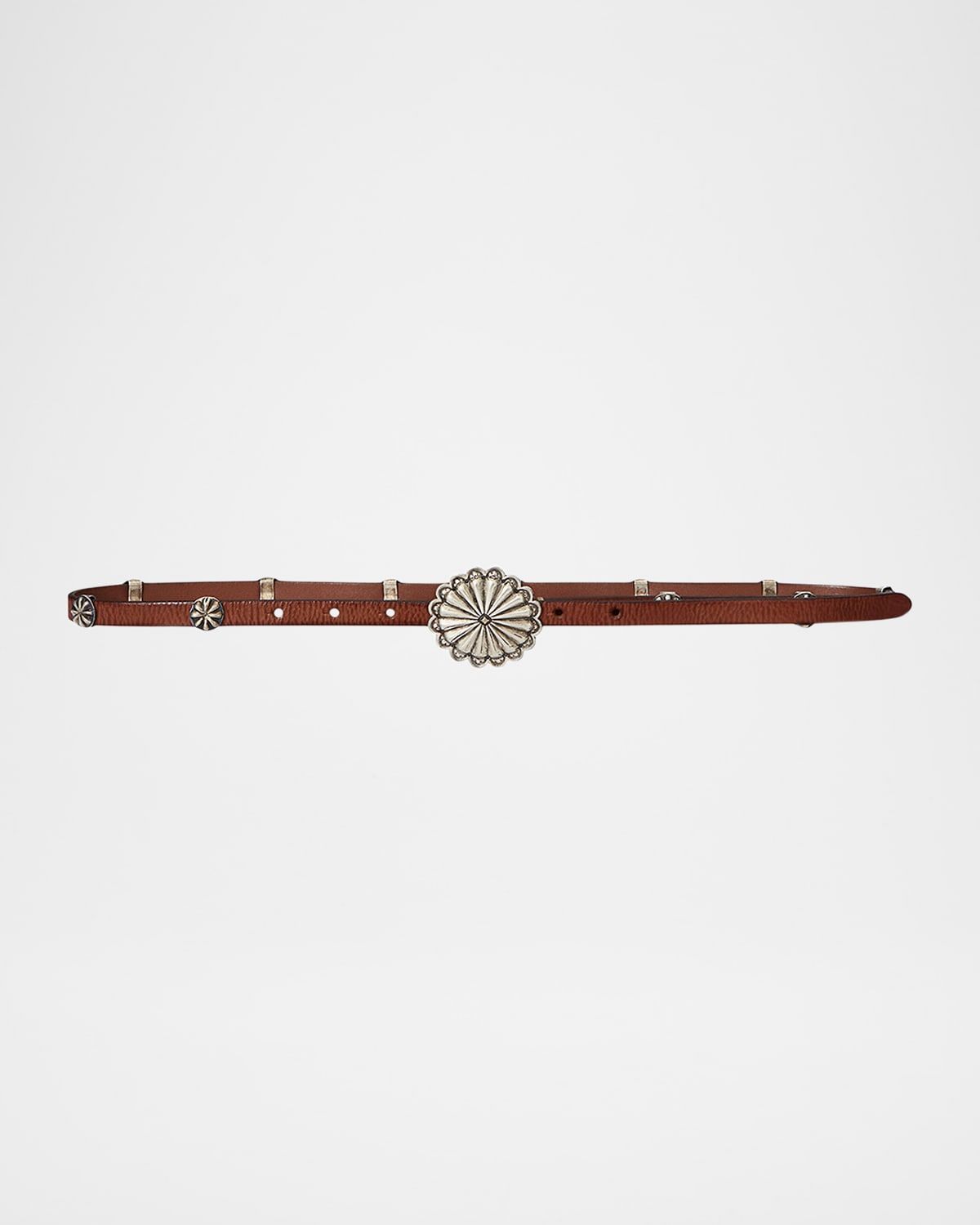x T. Skies Vachetta Leather Belt