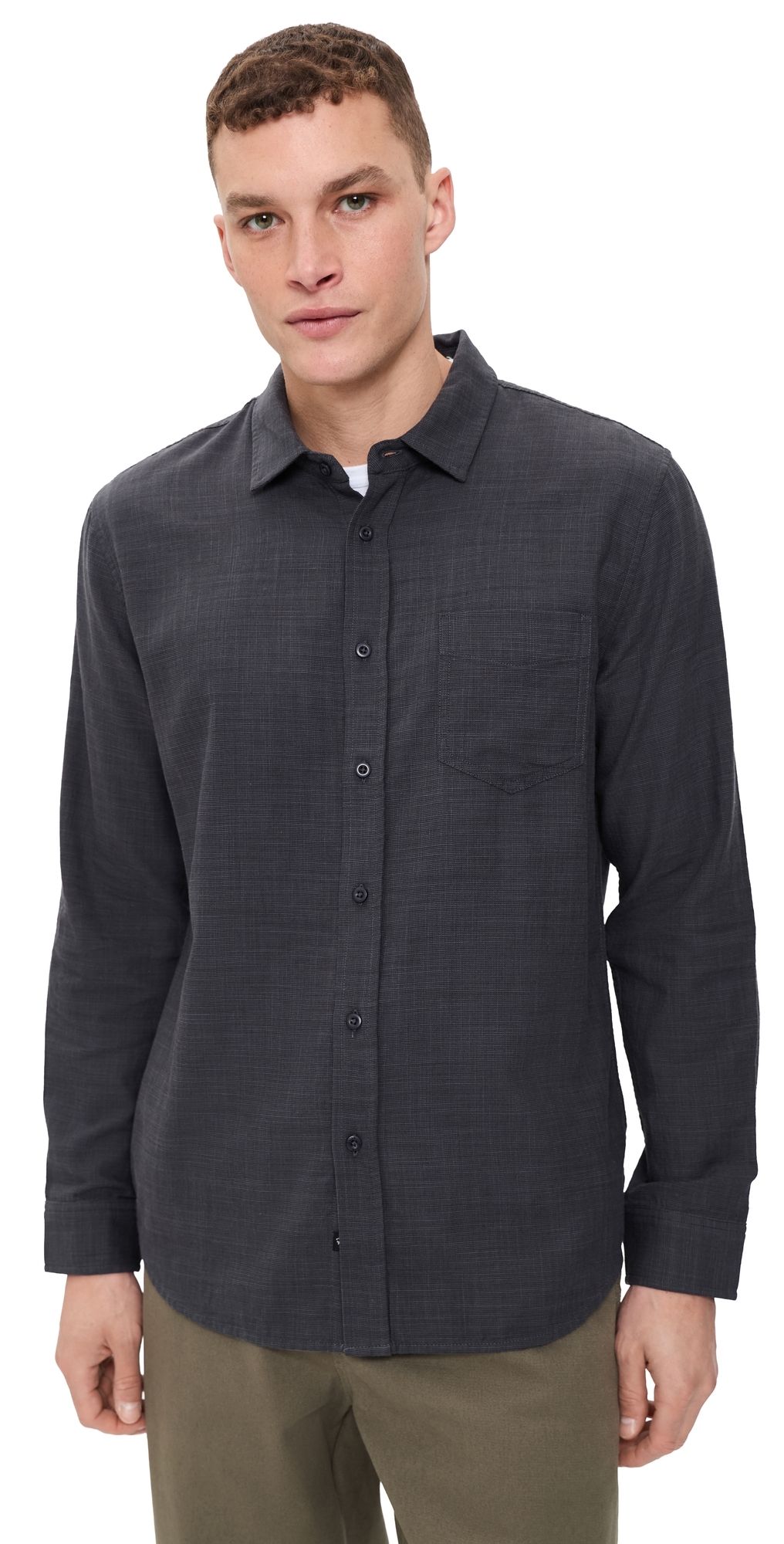 RAILS Wyatt Long Sleeve Shirt Midnight Etch XL