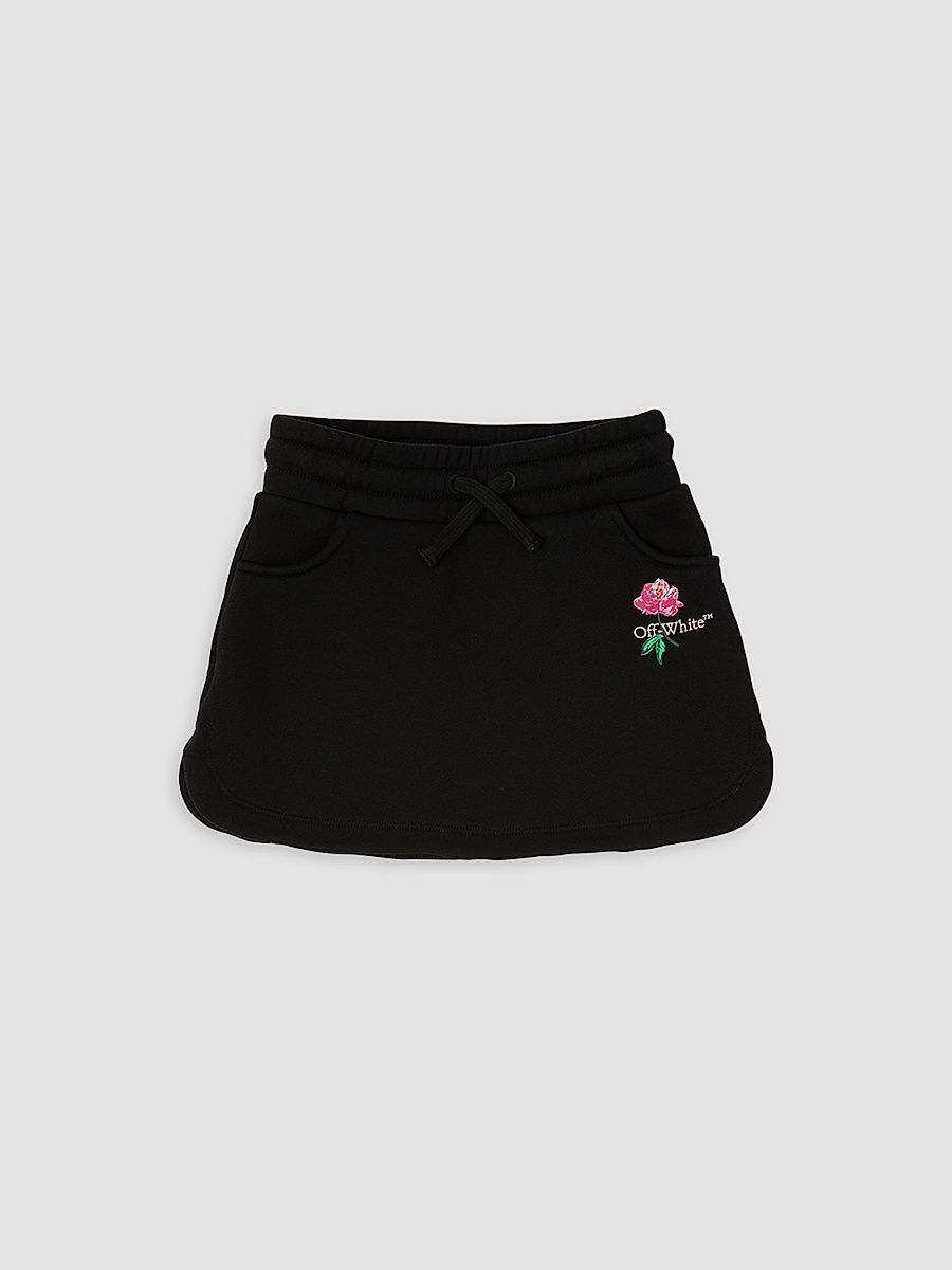 Baby Girl's, Little Girl's & Girl's F26 Arrow Flower Sweatskirt - Black - Size 4