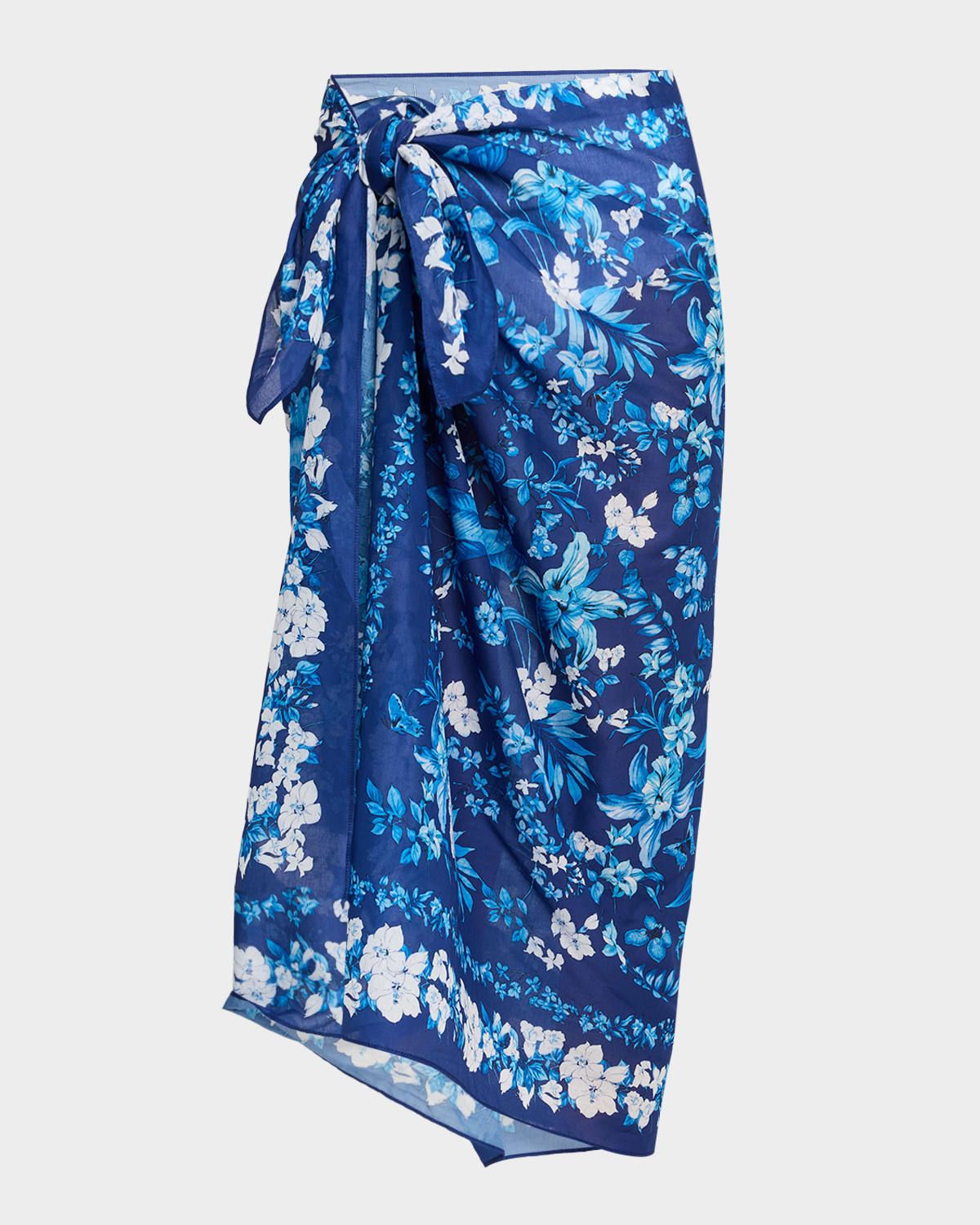 McKenzie Floral Pareo Coverup