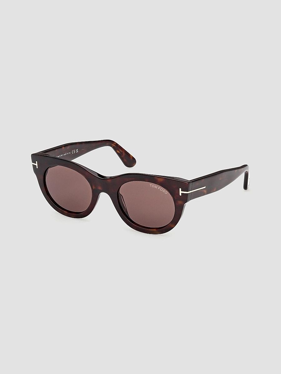 TOM FORD Women's Marine 50MM Round Sunglasses - Brown