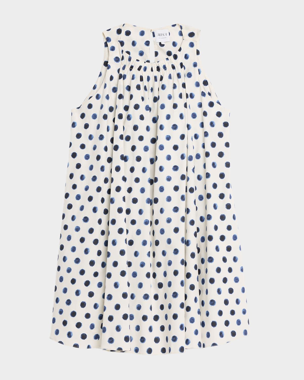 Louisa Polka-Dot Mini Dress