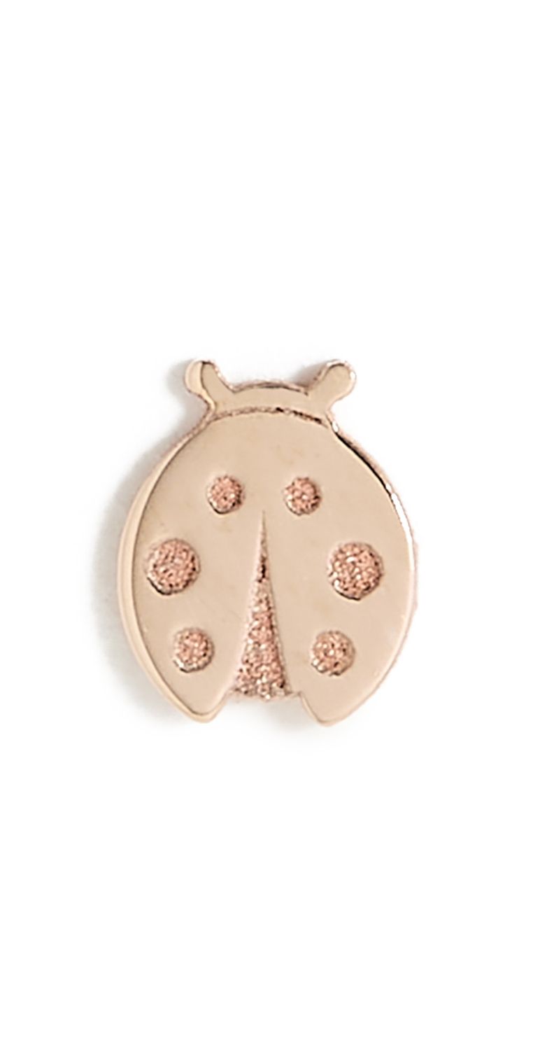 Zoe Chicco 14k Gold Single Itty Bitty Ladybug Stud Earring Yellow Gold One Size