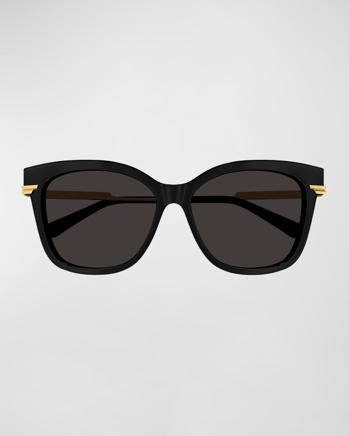Engraved Logo Acetate & Metal Cat-Eye Sunglasses