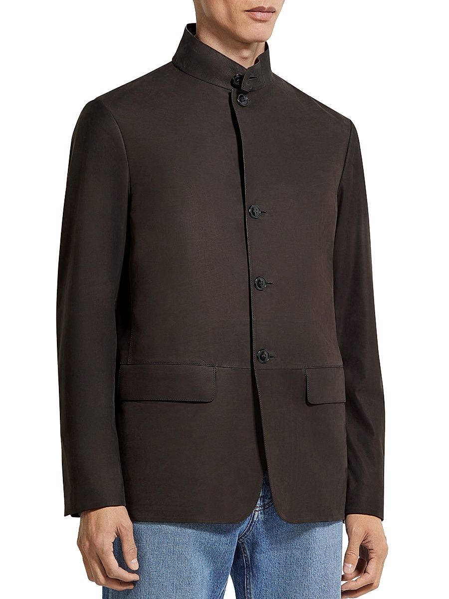 Men's Secondskin Il Conte Jacket - Dark Brown - Size 48