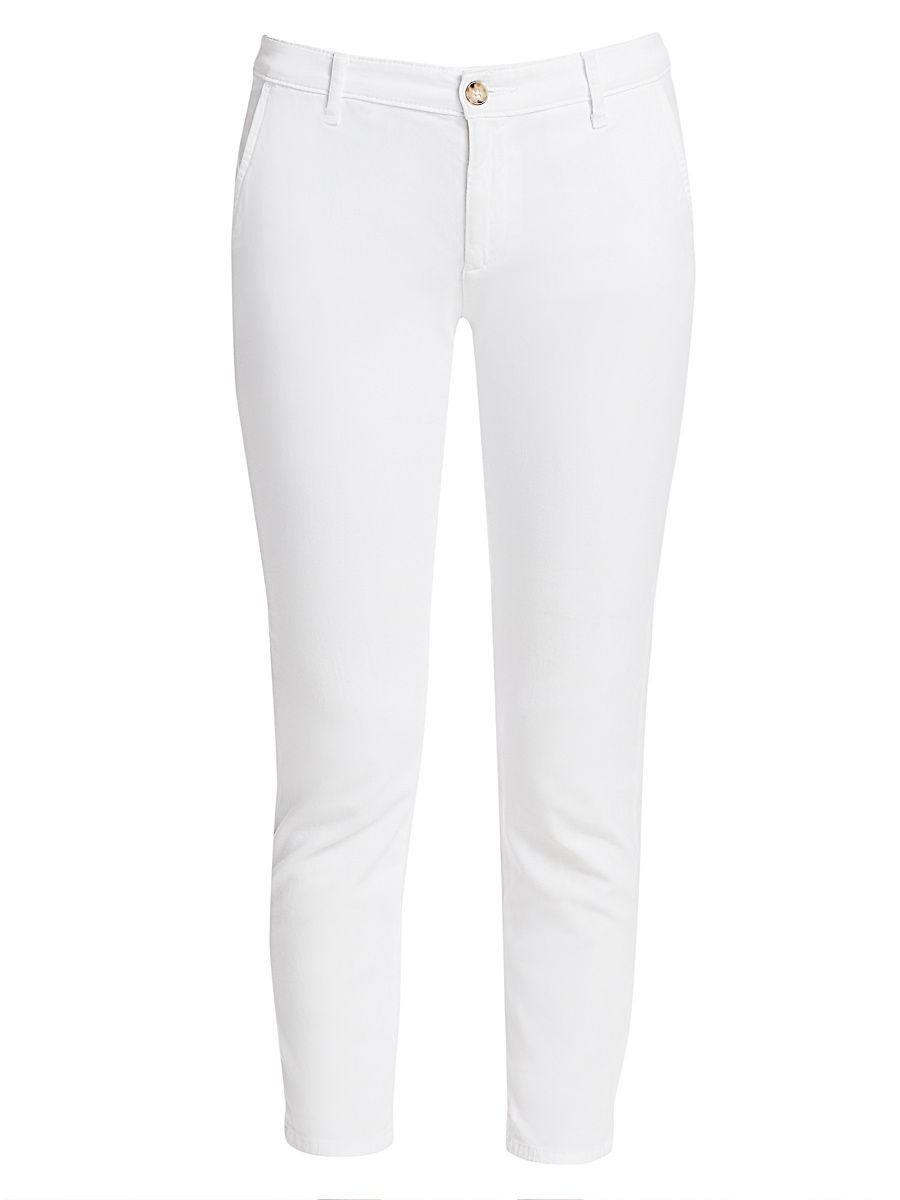 Women's Caden Mid-Rise Skinny Jeans - White - Size 32