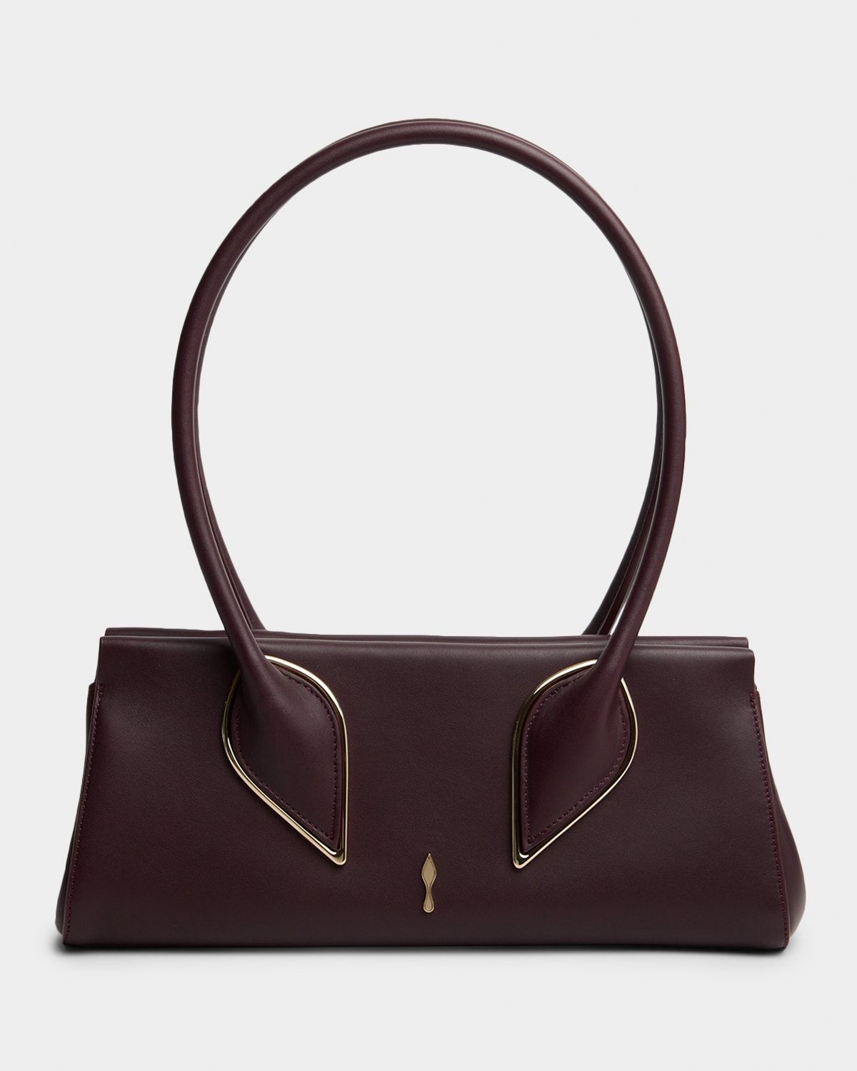 Venus Calf Leather Baguette Shoulder Bag