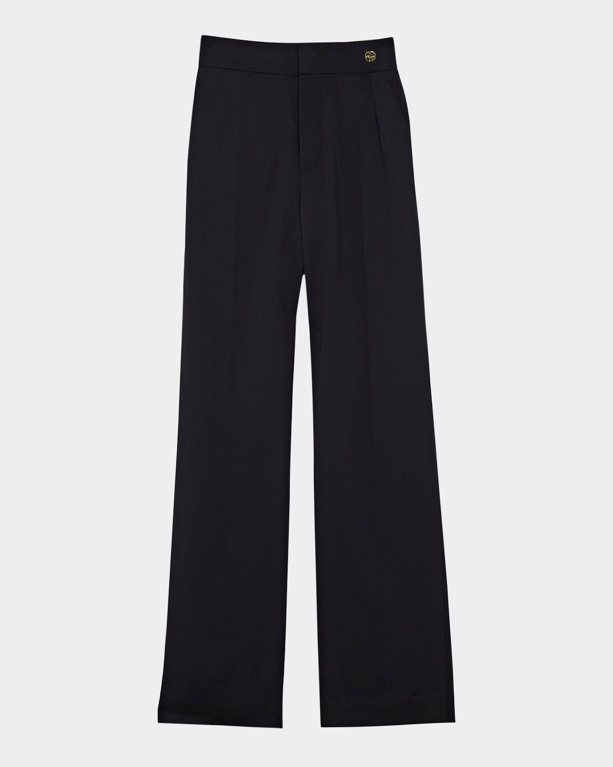 Sydney Straight-Leg Tropical Suiting Pants