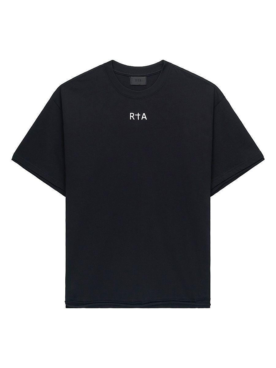 Men's Exodus Elian Double Layered T-Shirt - Black Rta Flag - Size XXL